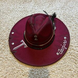 Trojans custom cowgirl hat